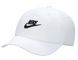 Кепка Nike K NK CLUB CAP US CB FUT WSH білий Діт 1SIZE