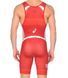 Трико борцівське Asics Wrestling Singlet червоний, білий Чол XS