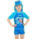 Топ солнцезащитный для парней Aqua Speed ​​SURF-CLUB T-SHIRT 2031 синий, голубой Дет 128см