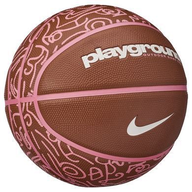М'яч баскетбольний Nike EVERYDAY PLAYGROUND 8P GRAPHIC DEFLATED темно-рудий, кораловий Уні 6