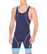 Трико борцівське Asics WRESTLING SINGLE синій Чол XS