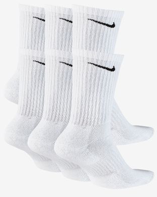 Шкарпетки Nike U NK EVERYDAY CUSH CREW 6PR-BD білий Уні 42-46