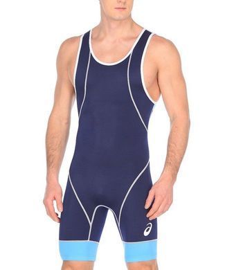 Трико борцівське Asics WRESTLING SINGLE синій Чол S