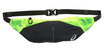 Сумка Asics WAIST POUCH M черный желтый Уни OSFM