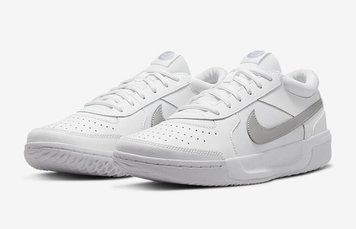 Кроссовки женщин NIKE ZOOM COURT LITE 3 white/silver (37,5) 6.5