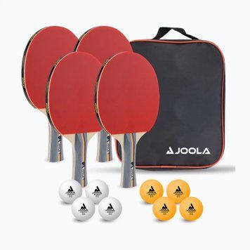 Набор для настольного тенниса JOOLA Team School Set (4 ракетки+8 мячиков)