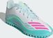 Сороконожки детские Adidas F50 MESSI CLUB TF J белый, бирюзовый, розовый 32 (13.5UK) 19.5 см