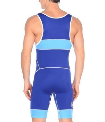 Трико борцовское Asics WRESTLING SINGLE синий Чел XS