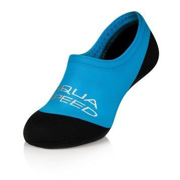 Носки для бассейна Aqua Speed ​​NEO SOCKS 6843 черный, голубой Уни 36-37
