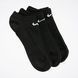 Шкарпетки Nike U NK EVERYDAY LTWT NS 3PR чорний Уні