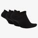 Шкарпетки Nike U NK EVERYDAY LTWT NS 3PR чорний Уні