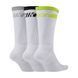 Шкарпетки Nike U NK EVERYDAY PLUS CUSH CREW 3PR білий, мультиколор Уні 38-42