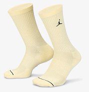 Шкарпетки Nike U J ED CUSH POLY CREW 3PR 144 бежевий, коричневий, білий Уні 42-46