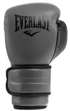 Боксерские перчатки Everlast POWERLOCK 2R TRAINING GLOVE серый, черный Уни 16 унций