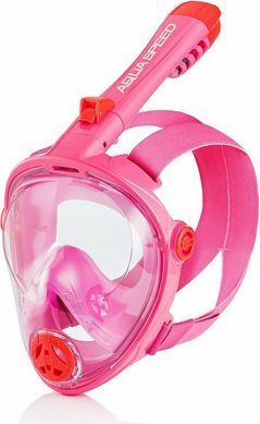 Полнолицевая маска Aqua Speed ​​SPECTRA 2.0 7081 розовый, красный Дет S