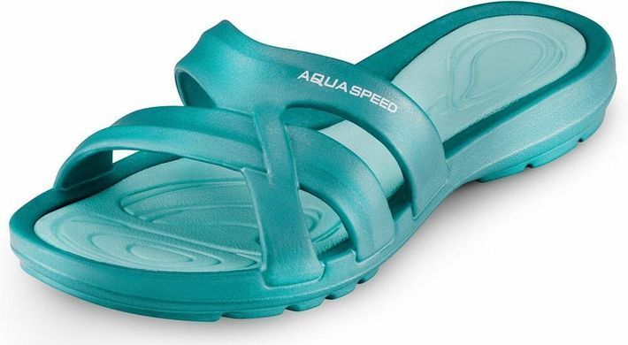 Шльопанці Aqua Speed PANAMA 7918 бірюзовий Жін 42