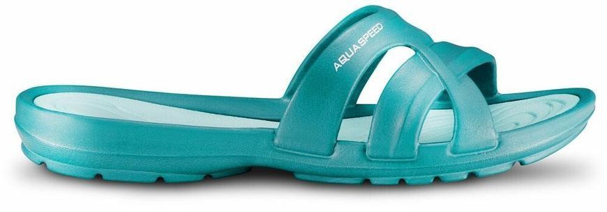 Шльопанці Aqua Speed PANAMA 7918 бірюзовий Жін 42