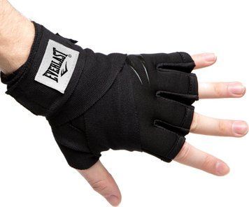 Бинти-рукавички Everlast EVERGEL FAST WRAPS чорний Уні S