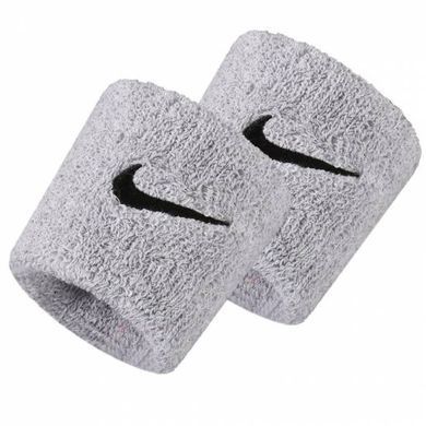 Напульсник Nike SWOOSH WRISTBANDS 2 PK серый Уни OSFM