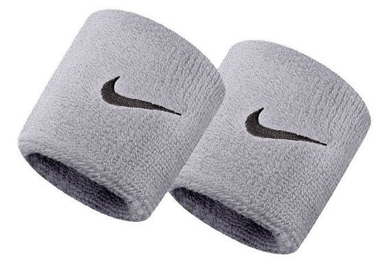 Напульсник Nike SWOOSH WRISTBANDS 2 PK серый Уни OSFM