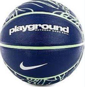 М'яч баскетбольний Nike EVERYDAY PLAYGROUND 8P GRAPHIC DEFLATED DEEP ROYAL BL/VAPOR GREEN/WH size 7