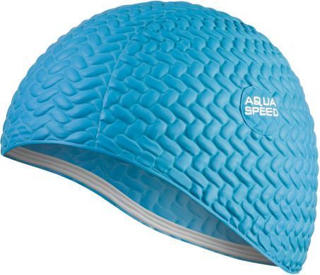 Шапка для плавания Aqua Speed ​​BOMBASTIC TIC-TAC 5714 голубой Жен OSFM