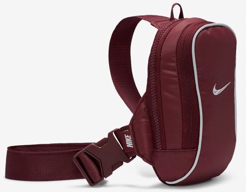 Сумка через плечо Nike NK NSW ESSNTL CRSSBDY-MTL PULL 1L бордовый Уни 20.5x12.5x5 см