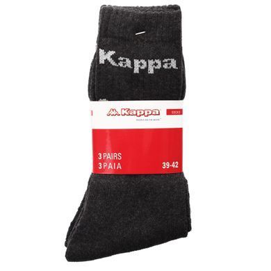 Шкарпетки KAPPA SOCKS LOGO SABOYA 3PACK темно-сірий Уні