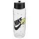 Бутылка Nike TR RENEW RECHARGE STRAW BOTTLE 24 OZ грфическая прозрачная, черная Уни 709 мл