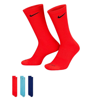 Шкарпетки Nike U NK EVRY PLUS CUSH CREW 3PR мультиколор Уні