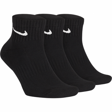 Шкарпетки Nike U NK EVERYDAY CUSH ANKLE 3PR чорний Уні