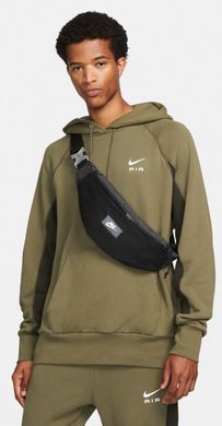 Сумка на пояс Nike NK HERITAGE HIP PACK-TRL 3L черный, серый Уни 35x15x5 см