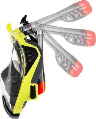 Полнолицевая маска Aqua Speed DRIFT 9942 черный, желтый Уни L/XL