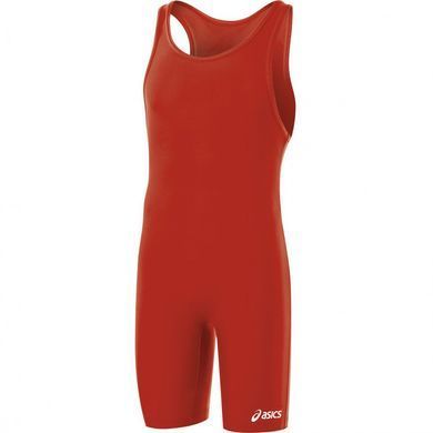Борцовське трико Asics SOLID MODIFIED SINGLET червоний Уні XXL