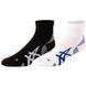 Шкарпетки Asics 2PPK CUSHIONING SOCK чорний, білий Чол 35-38