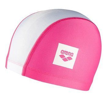 Шапка для плавания Arena UNIX II JR розовый, белый OSFM