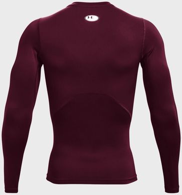Лонгслів UA HG Armour Comp LS бордовий Чол LG