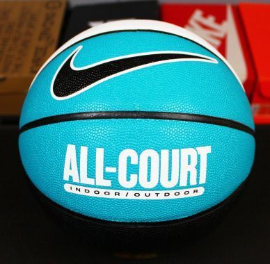 мяч баскетбольный Nike EVERYDAY ALL COURT 8P DEFLATED чорний, білий, бірюзовий Уні 7