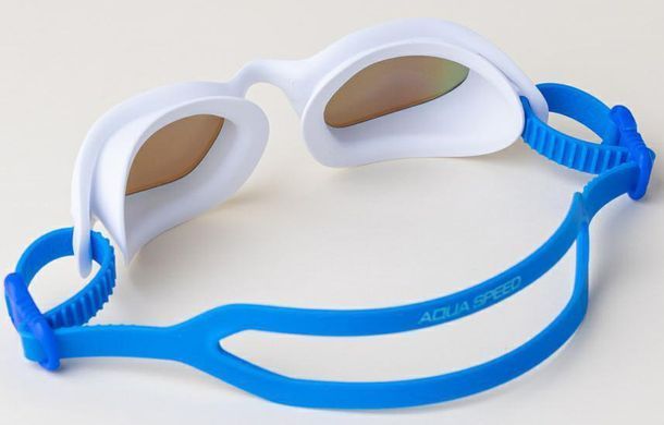 Окуляри для плавання Aqua Speed ECLIPSE MIRROR 61414 білий, блакитний Уні OFSM