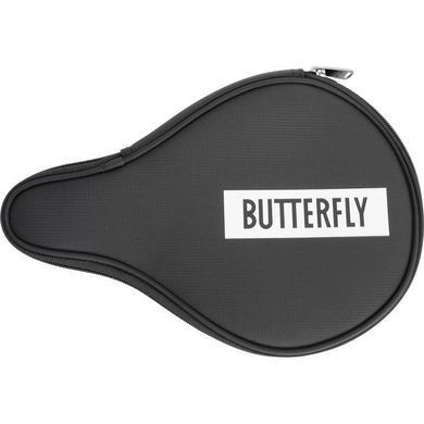 Чехол на ракетку для настольного тенниса Butterfly Logo Case Round, black