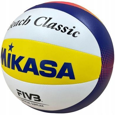 Мяч для пляжного волейбола Mikasa Beach Classic V552C-WYBR