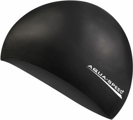 Шапка для плавання Aqua Speed ​​SOFT LATEX 5729 чорний Уні OSFM