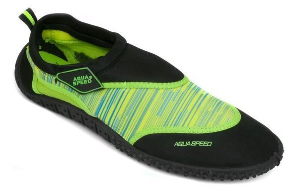 Аквашузи Aqua Speed ​​AQUA SHOE MODEL 2B 6566 чорний, зелений Діт 34