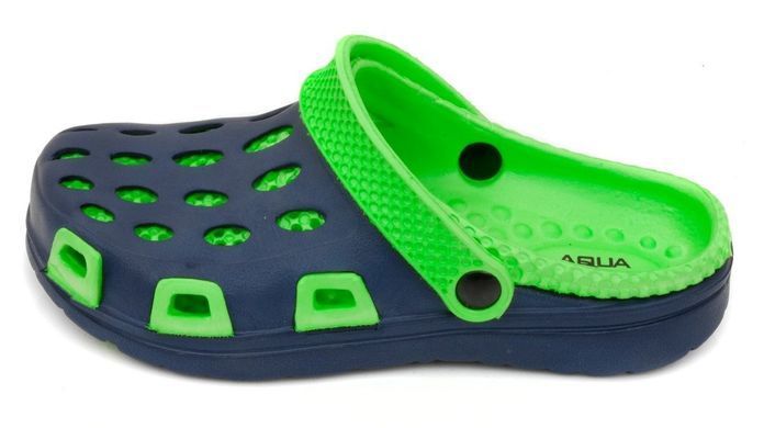 Крокси Aqua Speed SILVI 6929 синій, зелений Діт 26