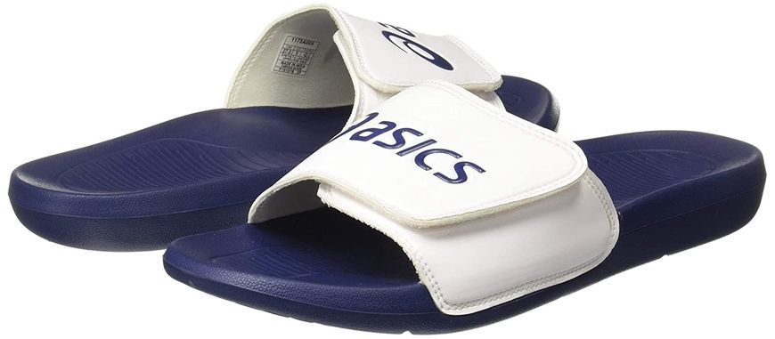 Шльопанці Asics AS002 білий, синій Чол 41,5