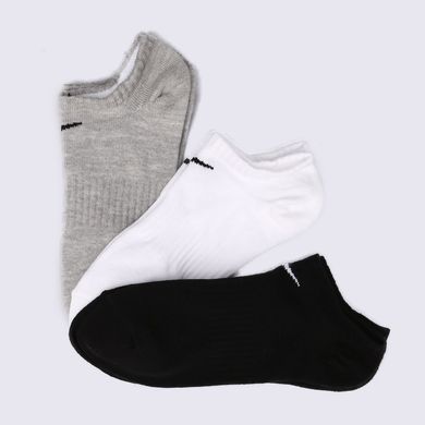 Носки Nike U NK EVERYDAY LTWT NS 3PR черный, белый, серый Уни 38-42