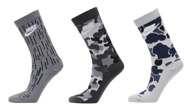 Шкарпетки Nike U NK EVERYDAY ESSENTIAL CREW сірий Уні 46-50