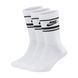 Шкарпетки Nike U NK NSW EVERYDAY ESSENTIAL CR 3PR білий, чорний Уні 46-50