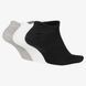 Носки Nike U NK EVERYDAY LTWT NS 3PR черный, белый, серый Уни 38-42