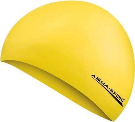 Шапка для плавання Aqua Speed ​​SOFT LATEX 5731 жовтий Уні OSFM